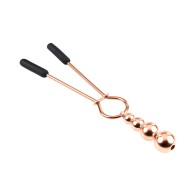 Selopa Beaded Nipple Clamps Rose Gold