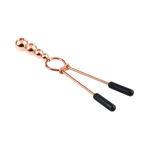 Selopa Beaded Nipple Clamps Rose Gold