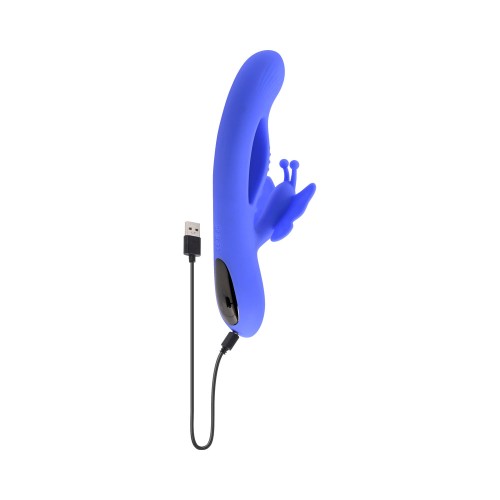 Evolved Butterfly Dreams Dual Stim Rechargeable Vibe