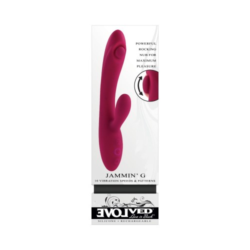 Vibrador Doble Estimulación Jammin G Recargable para Placer Increíble