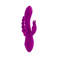 Evolved Fourgasm Rechargeable Triple Stim Vibe with Suction