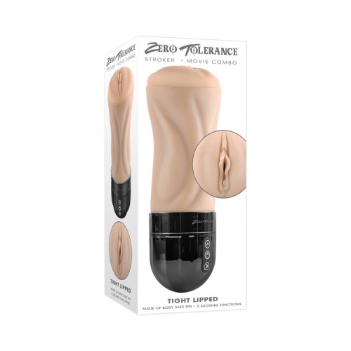 Stroker Rechargeable Tight Lipped Zero Tolerance - Satisfacción Definitiva