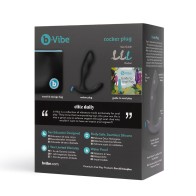 b-Vibe Rocker Plug Prostático con Peso Negro