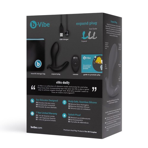 b-Vibe Expand Vibrating Remote Control Plug