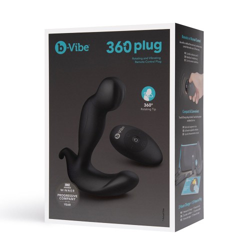 Plug Rotatorio y Vibrante b-Vibe 360 Control Remoto