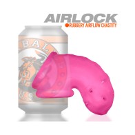 OxBalls Airlock Vented Chastity Cage in Pink Ice