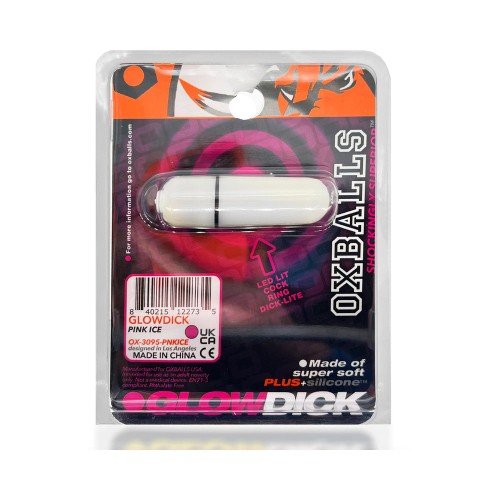 OxBalls Glowdick LED Cockring Pink Ice