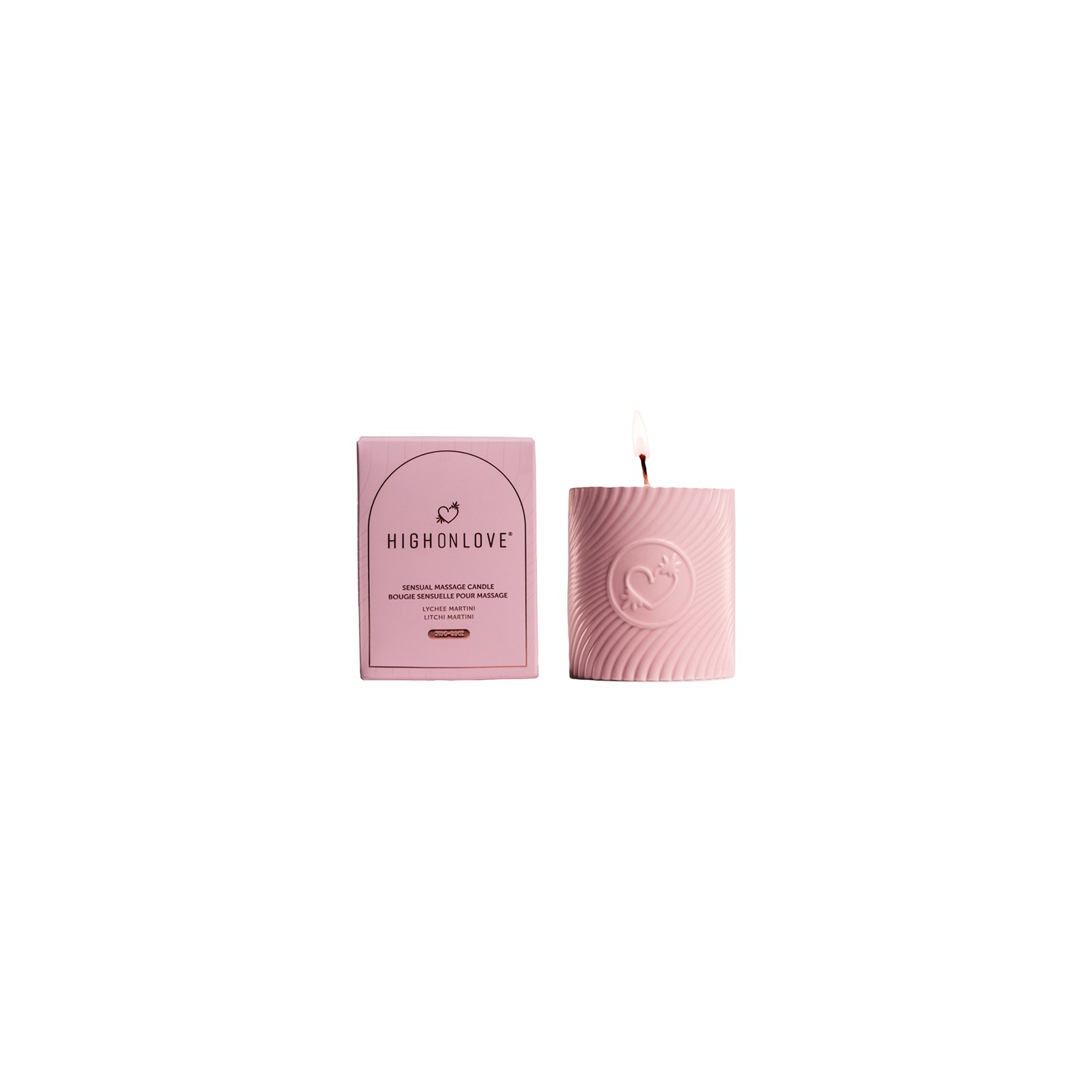 HighOnLove Litchi Martini Massage Candle