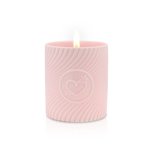 HighOnLove Strawberry Champagne Massage Candle - Romantic Scent