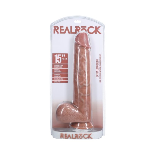 Dildo Extra Largo RealRock con Testículos