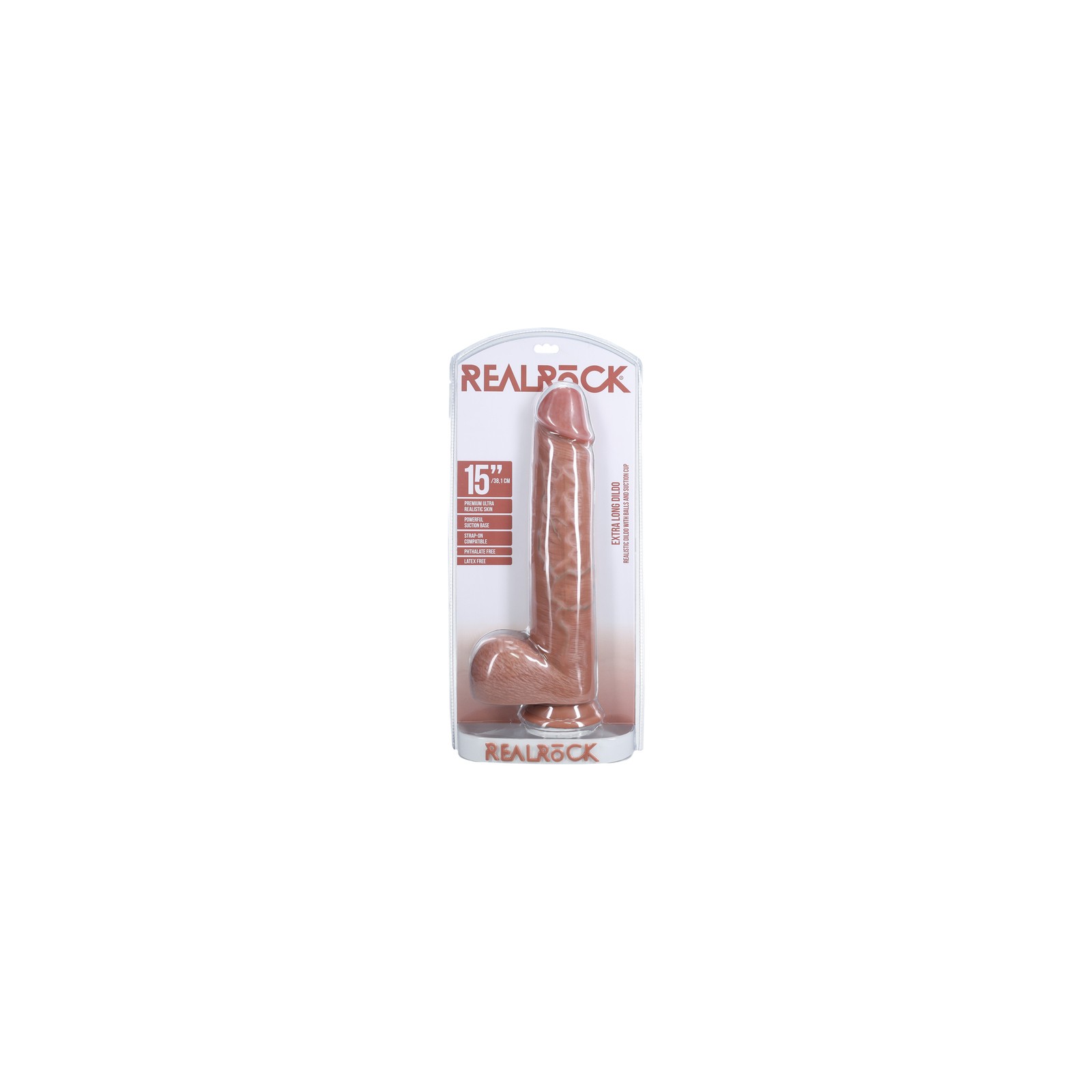 Dildo Extra Largo RealRock con Testículos