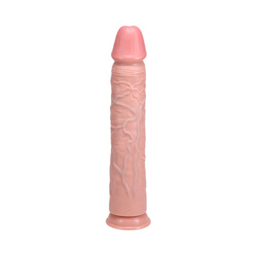 RealRock Extra Long 14in Beige Dildo for Deep Penetration