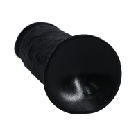 Dildo Extra Grueso de 8 in. RealRock Negro