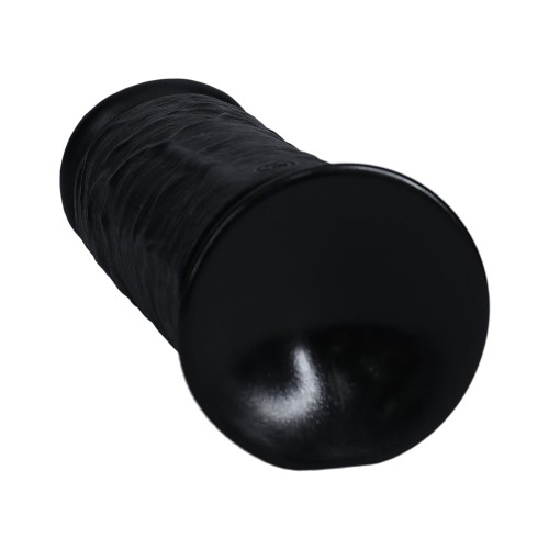 Dildo RealRock Extra Grueso de 9 in. Negro