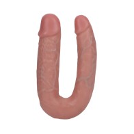 Dildo Doble en Forma de U RealRock 5 Pulgadas para Parejas