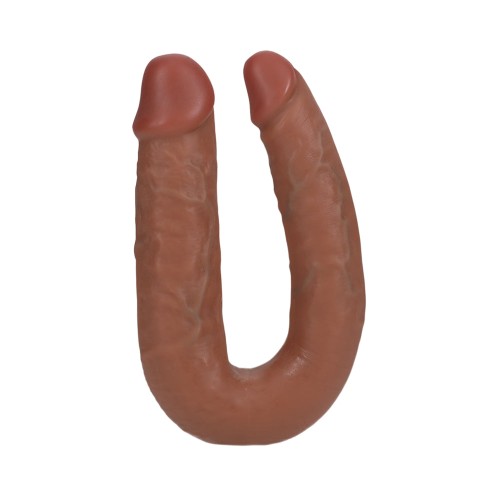 Dildo Doble U RealRock de 7 Pulgadas Color Tan