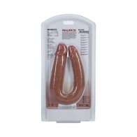 Dildo Doble U RealRock de 7 Pulgadas Color Tan