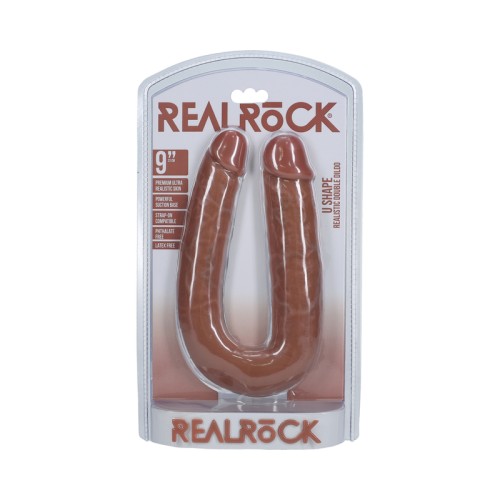 Dildo Doble en Forma de U RealRock para Parejas