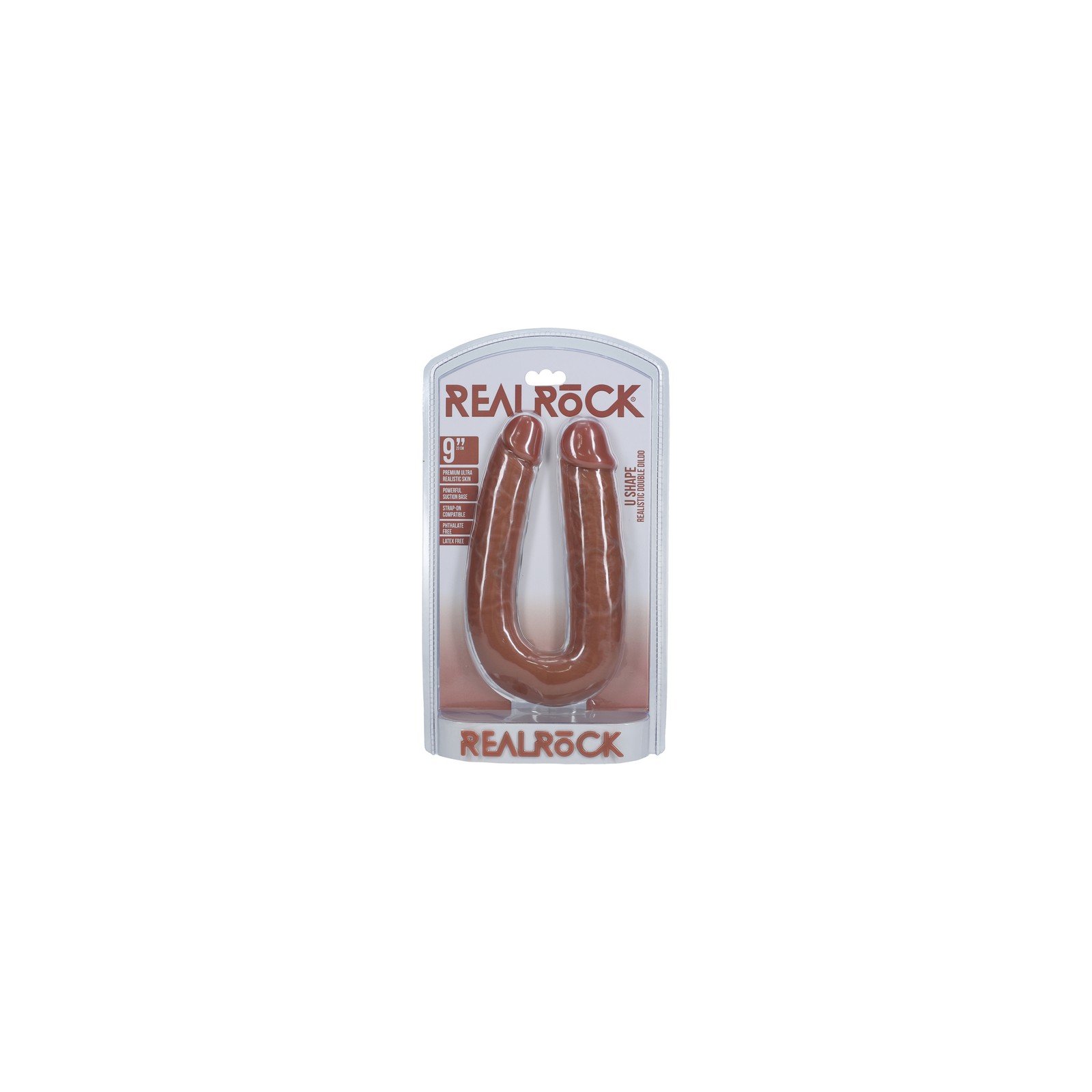 Dildo Doble en Forma de U RealRock para Parejas