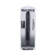 Dildo Doble de 16 in. RealRock Negro