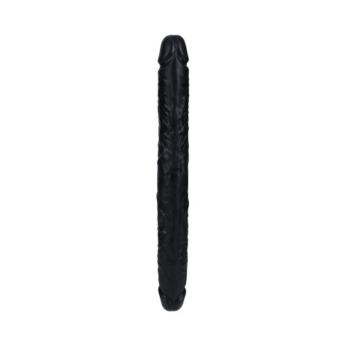 Dildo Doble de 16 in. RealRock Negro