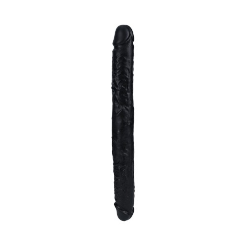 Dildo Doble de 16 in. RealRock Negro