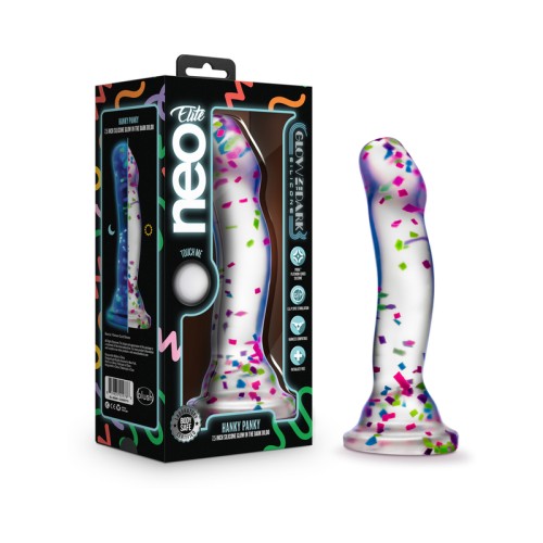 Neo Elite Hanky Panky Dildo Brilla en la Oscuridad - Diversión Segura para el Cuerpo