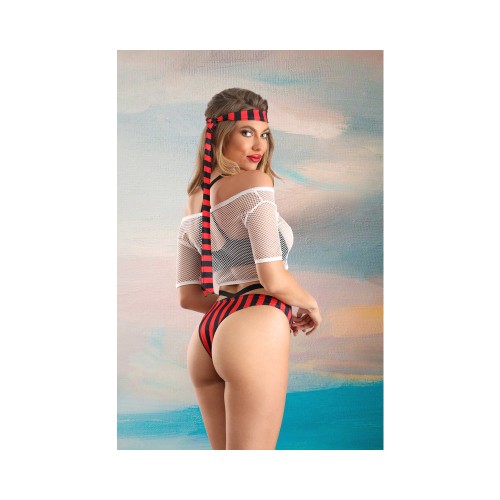 Fantasy Lingerie Play Treasured Costume - L/XL