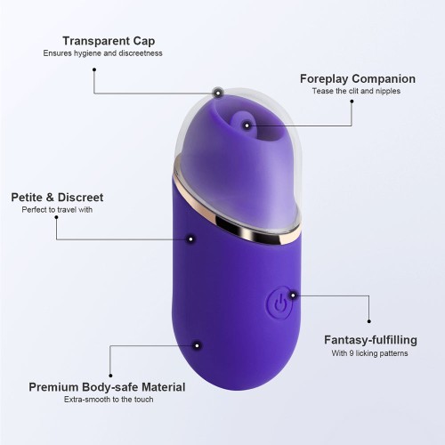 Honey Play Box Abby Mini Clit Tongue Vibrator