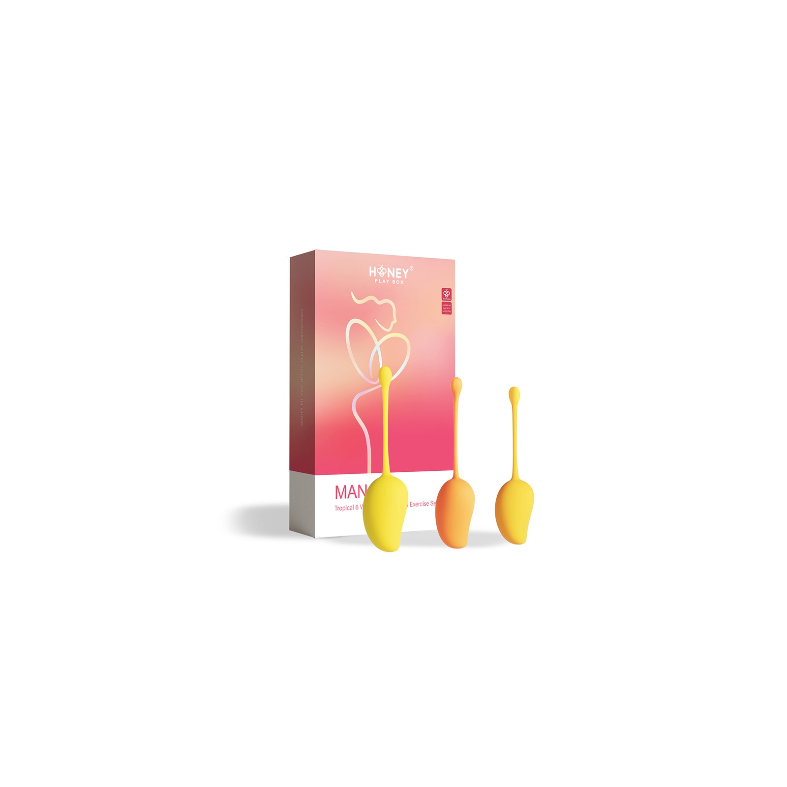 Honey Play Box Mango Tropical Kegel Balls Set