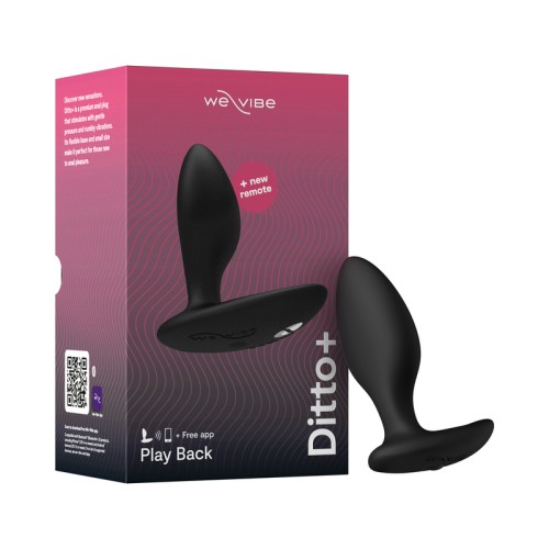 We-Vibe Ditto+ Remote-Controlled Vibrating Anal Plug