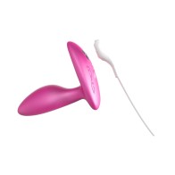 We-Vibe Ditto+ Plug Anal Vibrante Silicona Recargable Control Remoto Rosa Cósmico