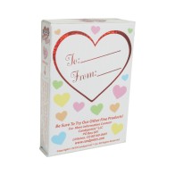 X-Rated Valentine Hearts Candy Boxes 6-Piece Display