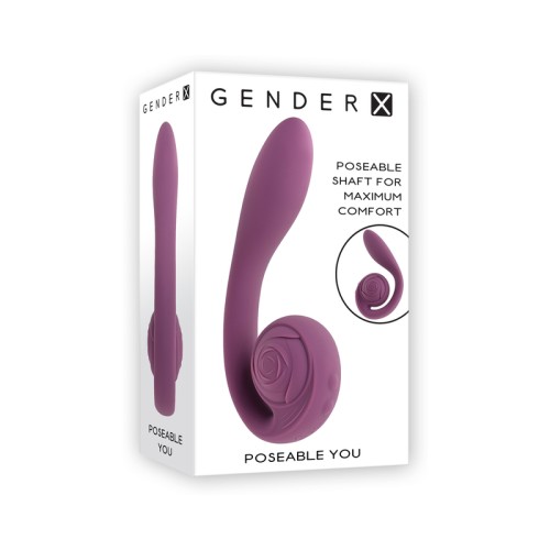 Gender X Poseable You Juguete Vibrante de Bola y Eje