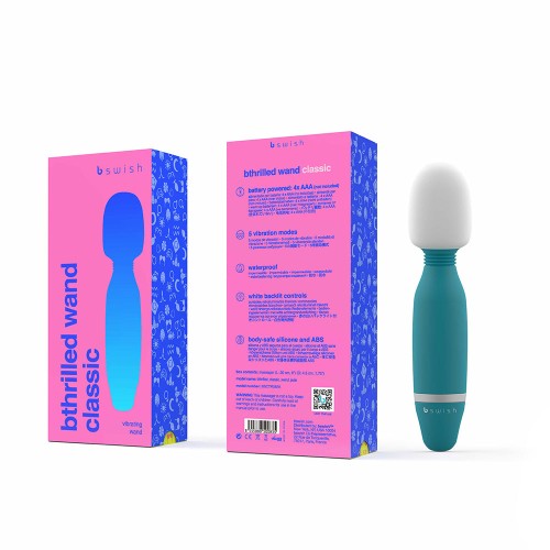 B Swish Bthrilled Classic Jade - Vibrador para Punto G Impermeable