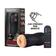 Maxtasy Stroke Master Realista Con Control Remoto Nude Plus