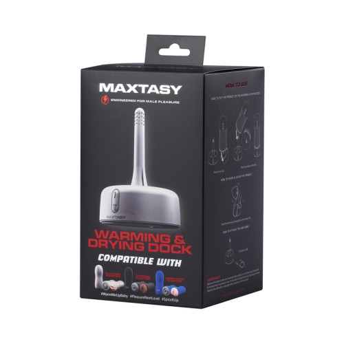 Maxtasy Warming & Drying Dock - Enhance Pleasure