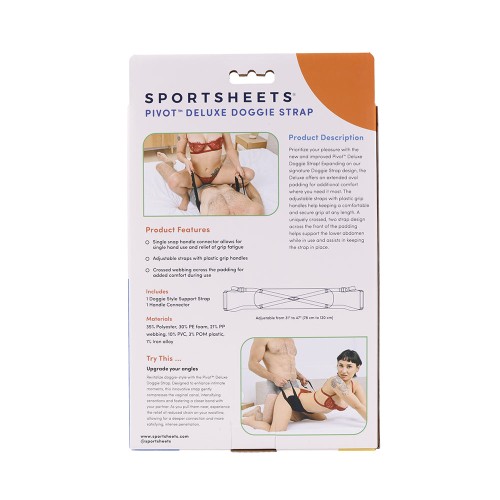 Correa Deluxe Pivot de Sportsheets - Soporte Cómodo