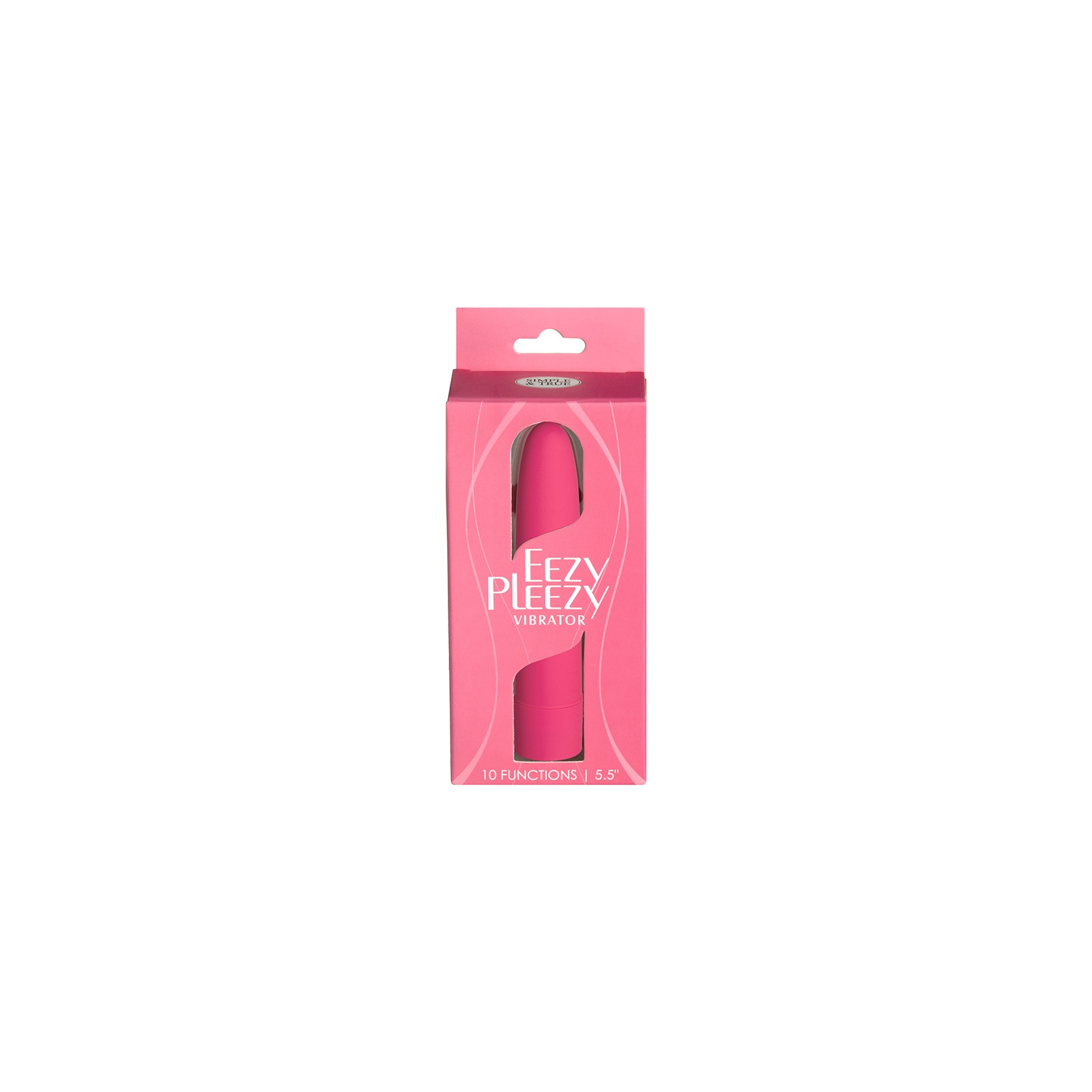 Simple & True Eezy Pleezy Classic Vibrator in Pink - 10 Speeds