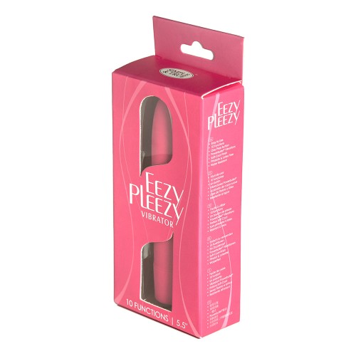 Simple & True Eezy Pleezy Classic Vibrator in Pink - 10 Speeds