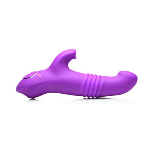 Gossip Blaster Violet Thrusting Rabbit Vibrator