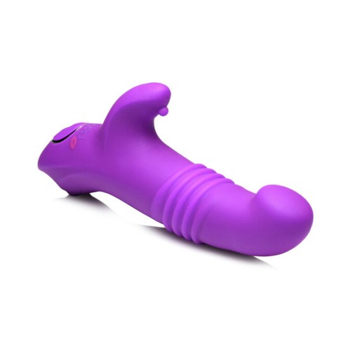 Gossip Blaster Violet Thrusting Rabbit Vibrator