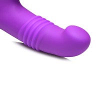 Gossip Blaster Violet Thrusting Rabbit Vibrator