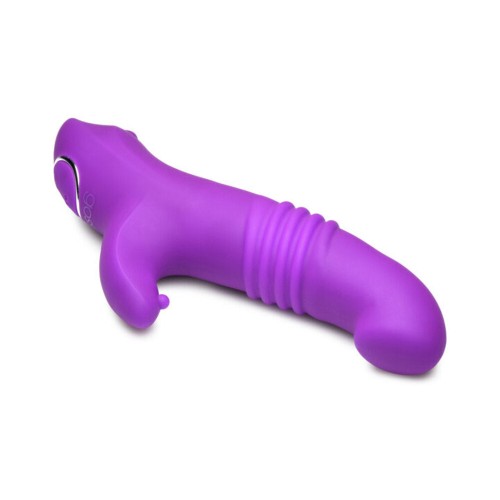 Gossip Blaster Violet Thrusting Rabbit Vibrator