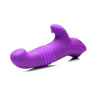 Gossip Blaster Violet Thrusting Rabbit Vibrator