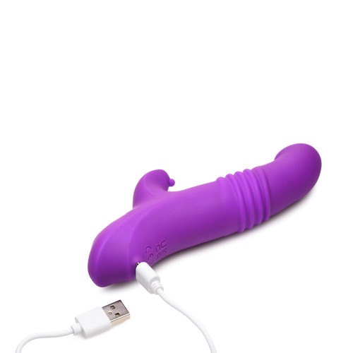 Gossip Blaster Violet Thrusting Rabbit Vibrator