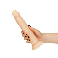 Dildo de Silicona de Densidad Doble y Flexible Naked Addiction 9 in.