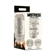 Mini Masturbador Doble Shot de Mistress para Placer Supremo