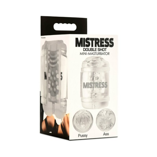 Masturbador Mini Double Shot Mistress - Placer Portátil