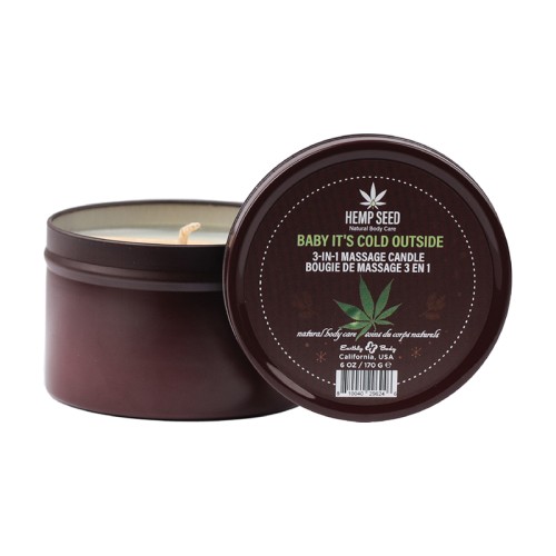 Earthly Body Hemp Seed 3-in-1 Candle